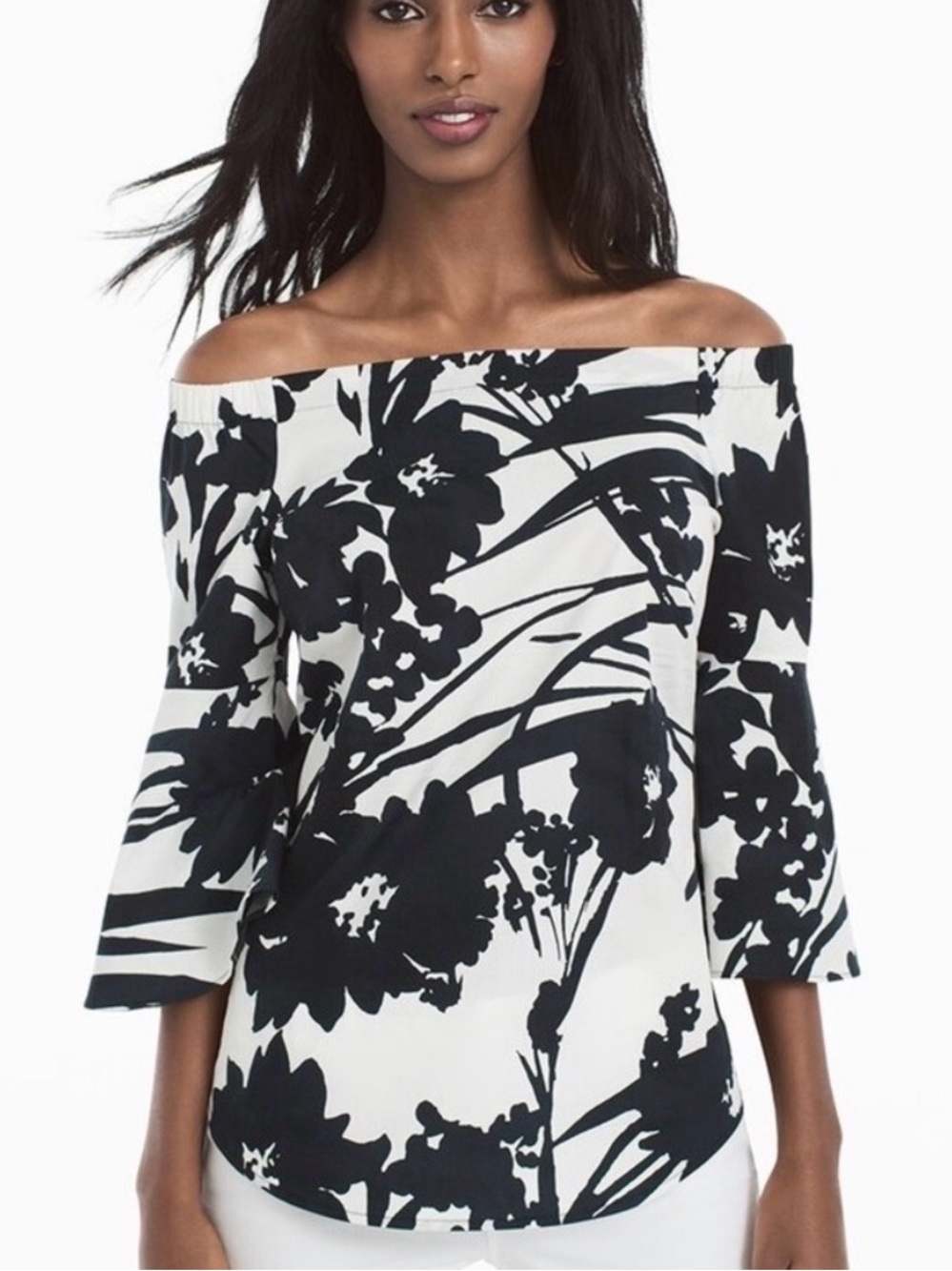 WHBM Off Shoulder Top